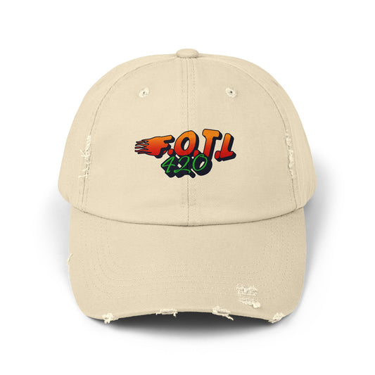F.O.T.L. 420 Distressed Cap