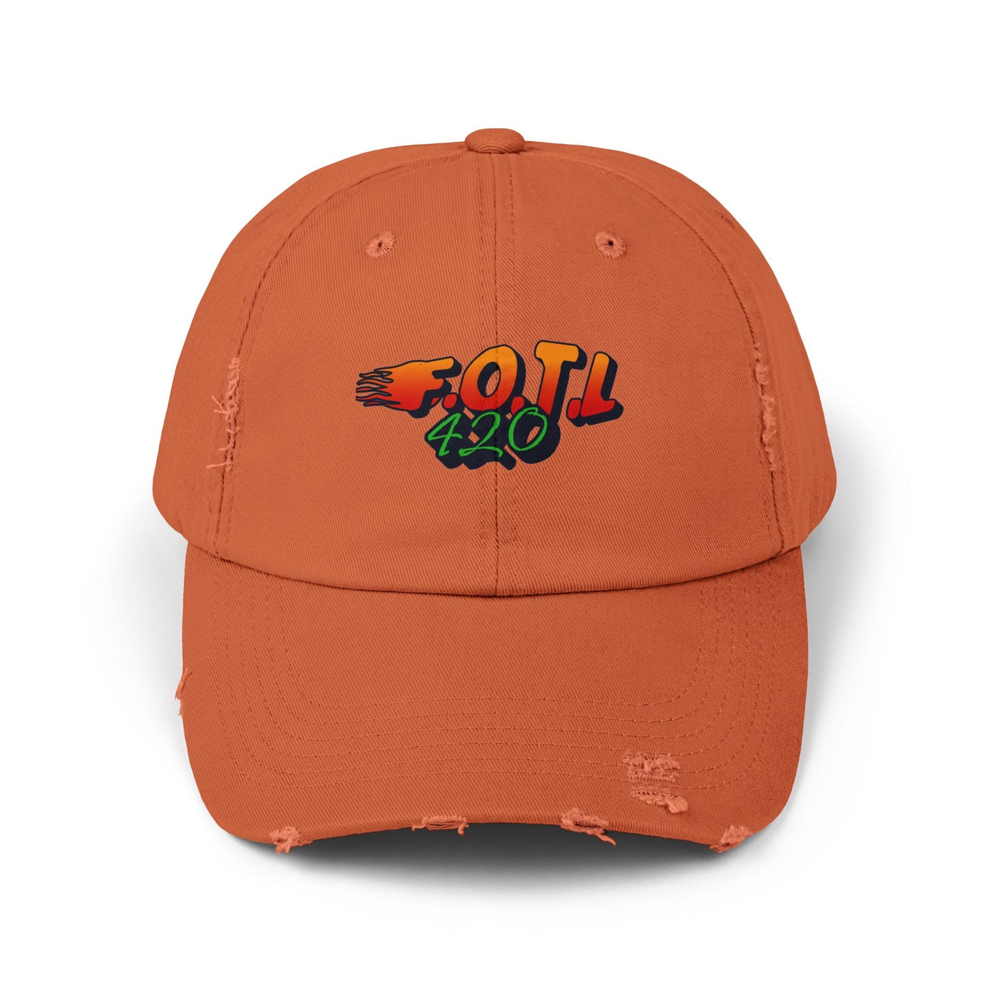 F.O.T.L. 420 Distressed Cap