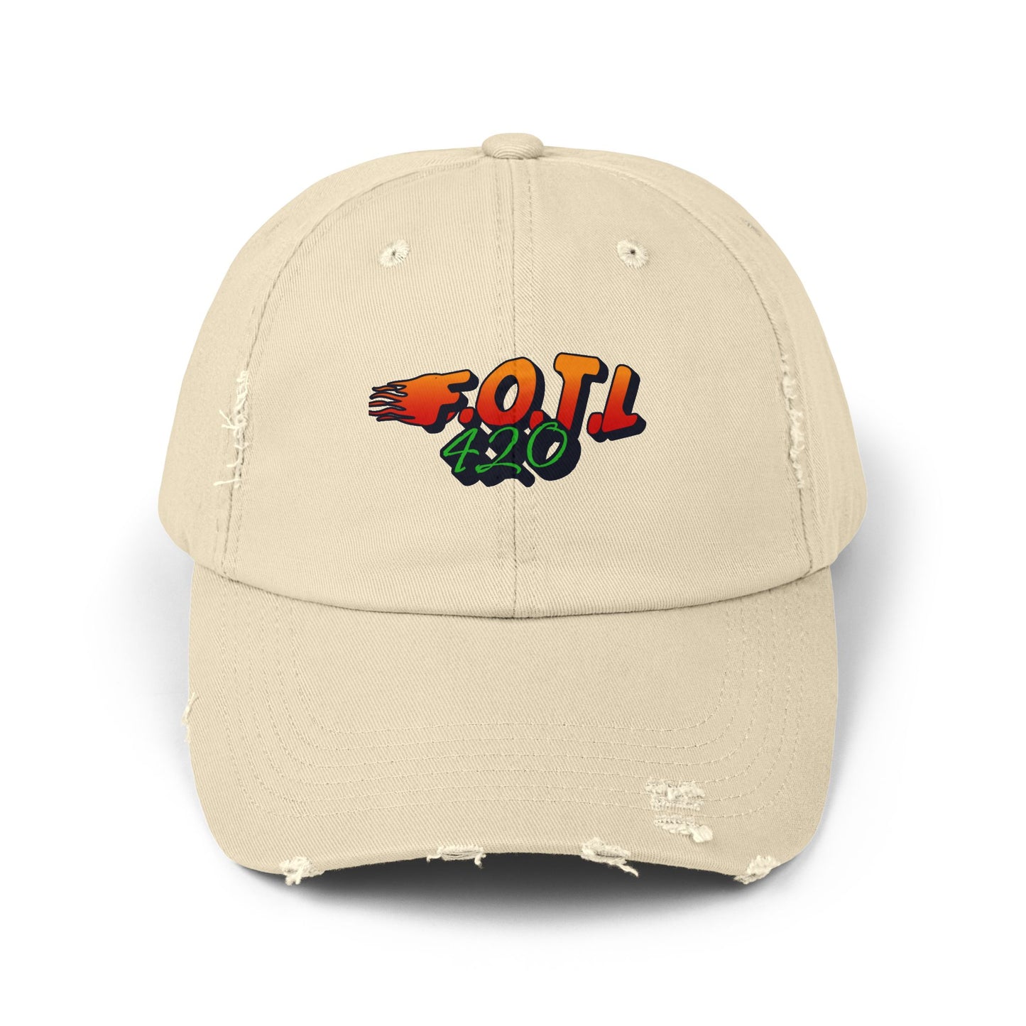 F.O.T.L. 420  Distressed Cap