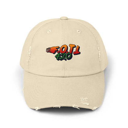F.O.T.L. 420  Distressed Cap