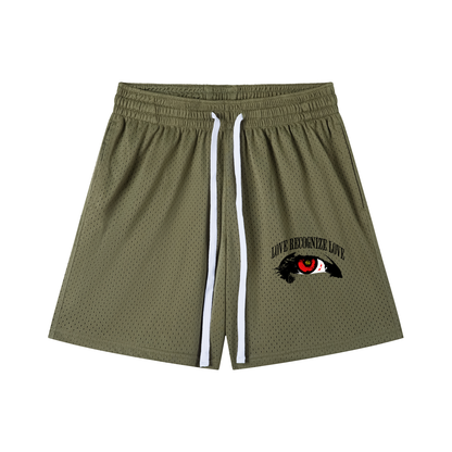 Love Recognize Love Mesh Shorts
