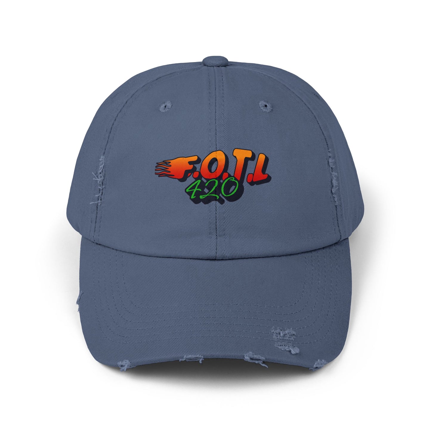 F.O.T.L. 420  Distressed Cap