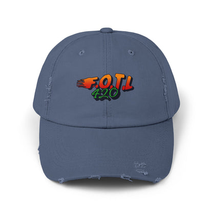 F.O.T.L. 420  Distressed Cap