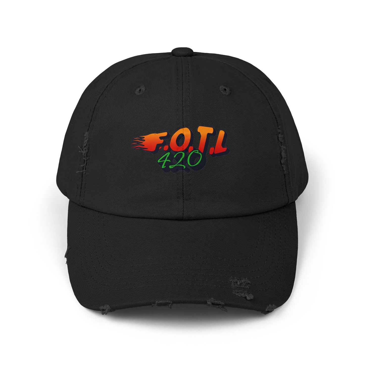 F.O.T.L. 420  Distressed Cap