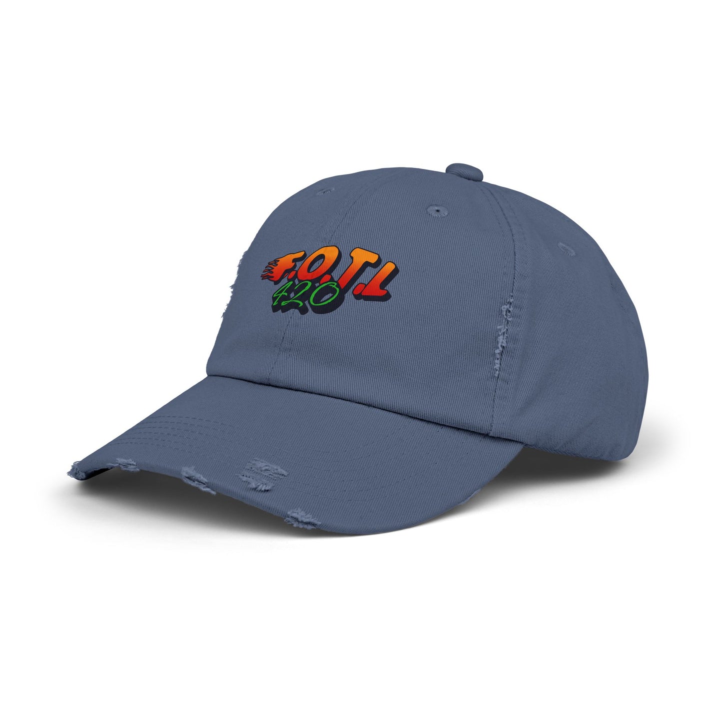 F.O.T.L. 420  Distressed Cap
