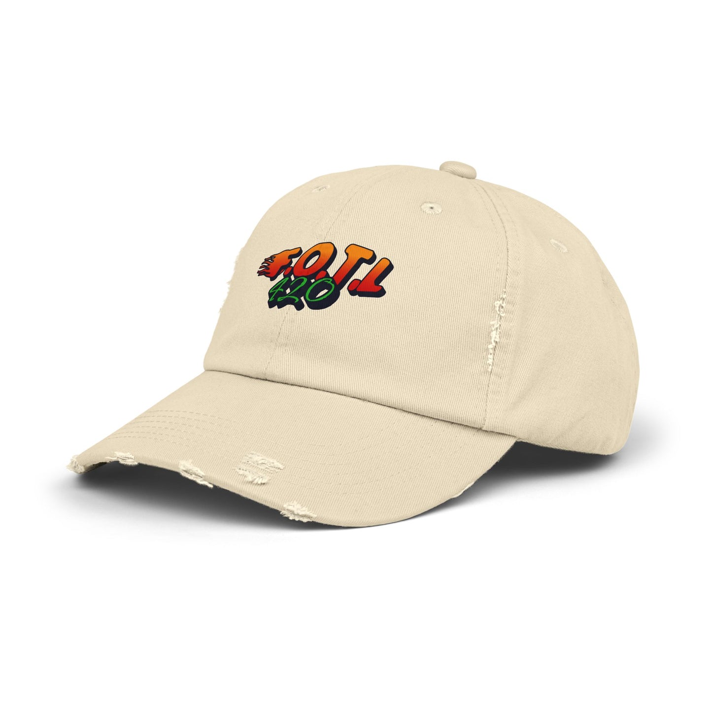 F.O.T.L. 420  Distressed Cap