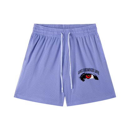 Love Recognize Love Mesh Shorts