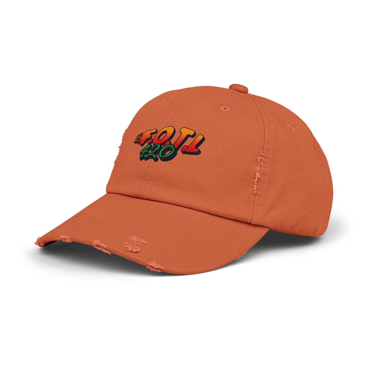 F.O.T.L. 420  Distressed Cap